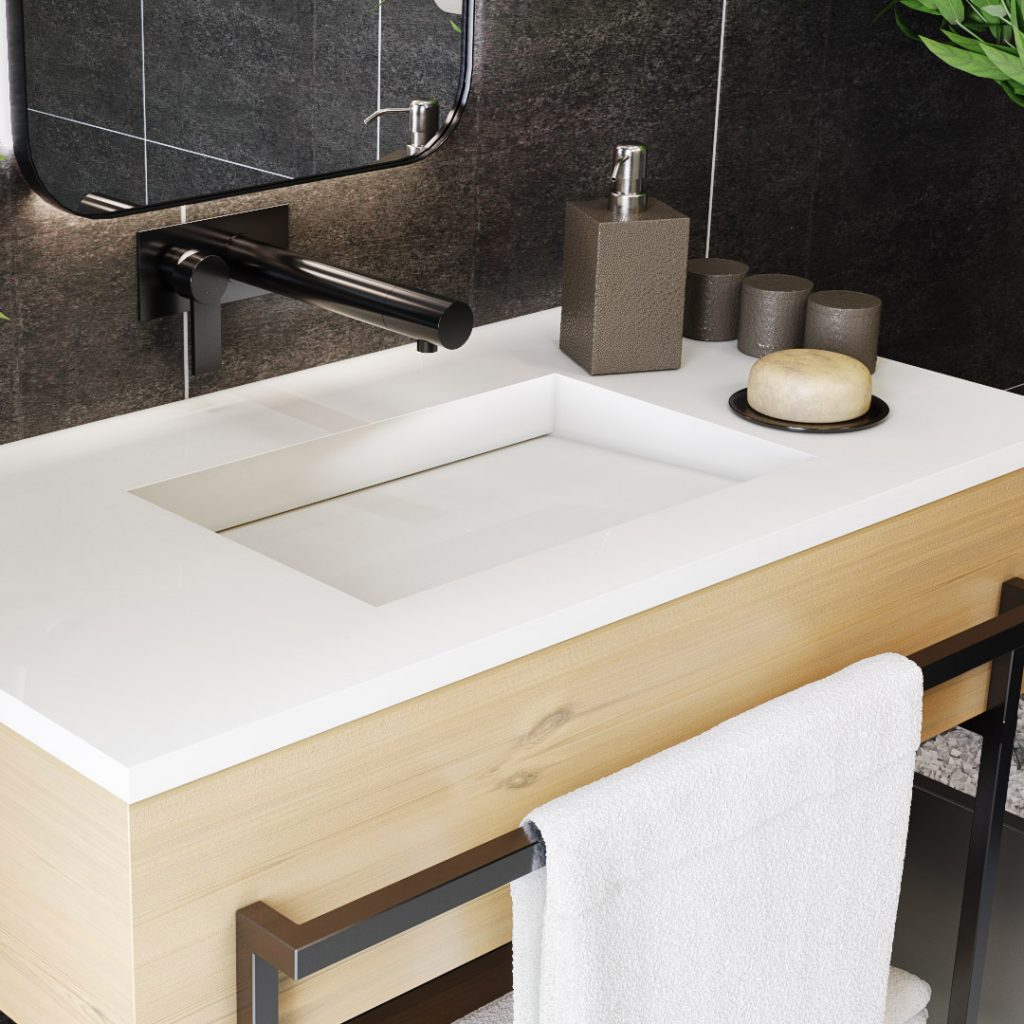 Chậu rửa mặt bàn đá Solid Surface có chất lượng không?